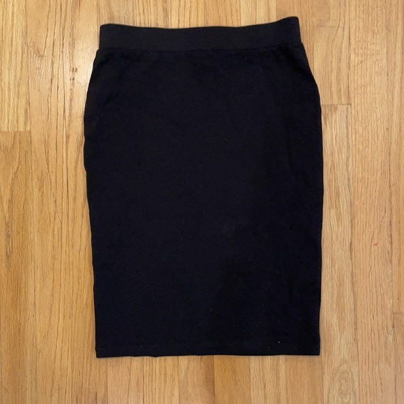 NWOT Forever 21 black high waisted pencil skirt - Picture 2 of 2